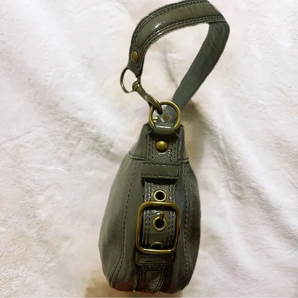 Vintage coach shoulder bag grey - Picture 2 of 7